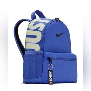 Nike Just Do It Mini Backpack NWT Indigo Purple Pale Yellow and Black